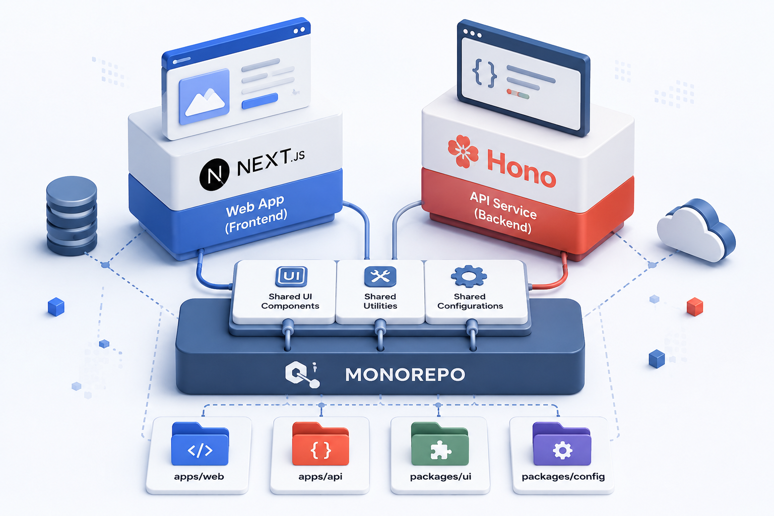 Arsitektur Monorepo Modular: Mengapa Kami Memilih Next.js + Hono untuk Sitammu